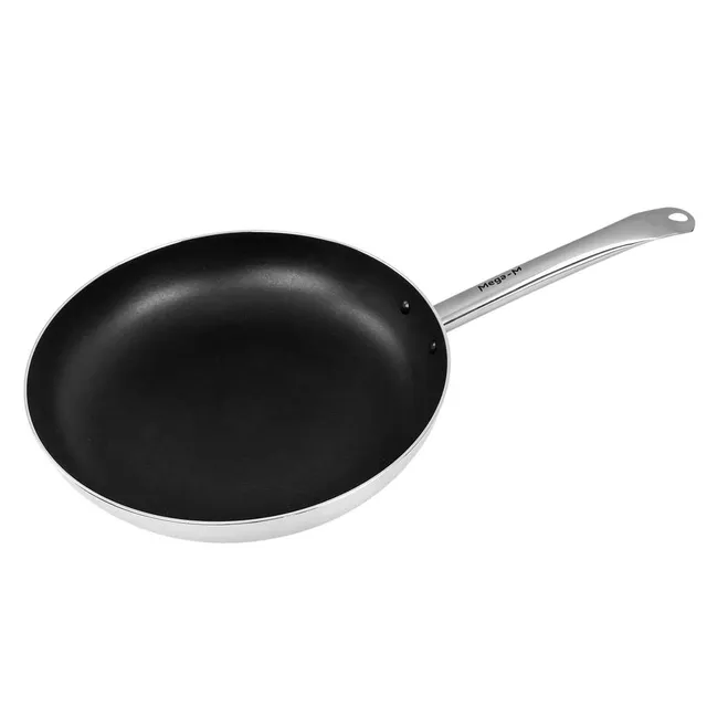 Mega-M padella antiaderente alluminio 36 cm fondo singolo