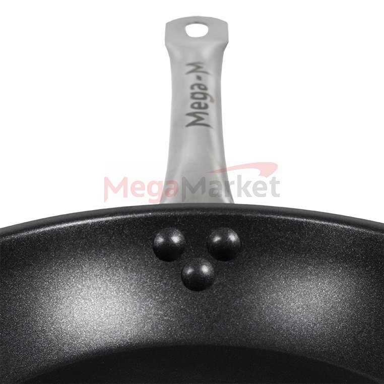 Mega-M Padella antiaderente acciaio inox 26 cm induzione