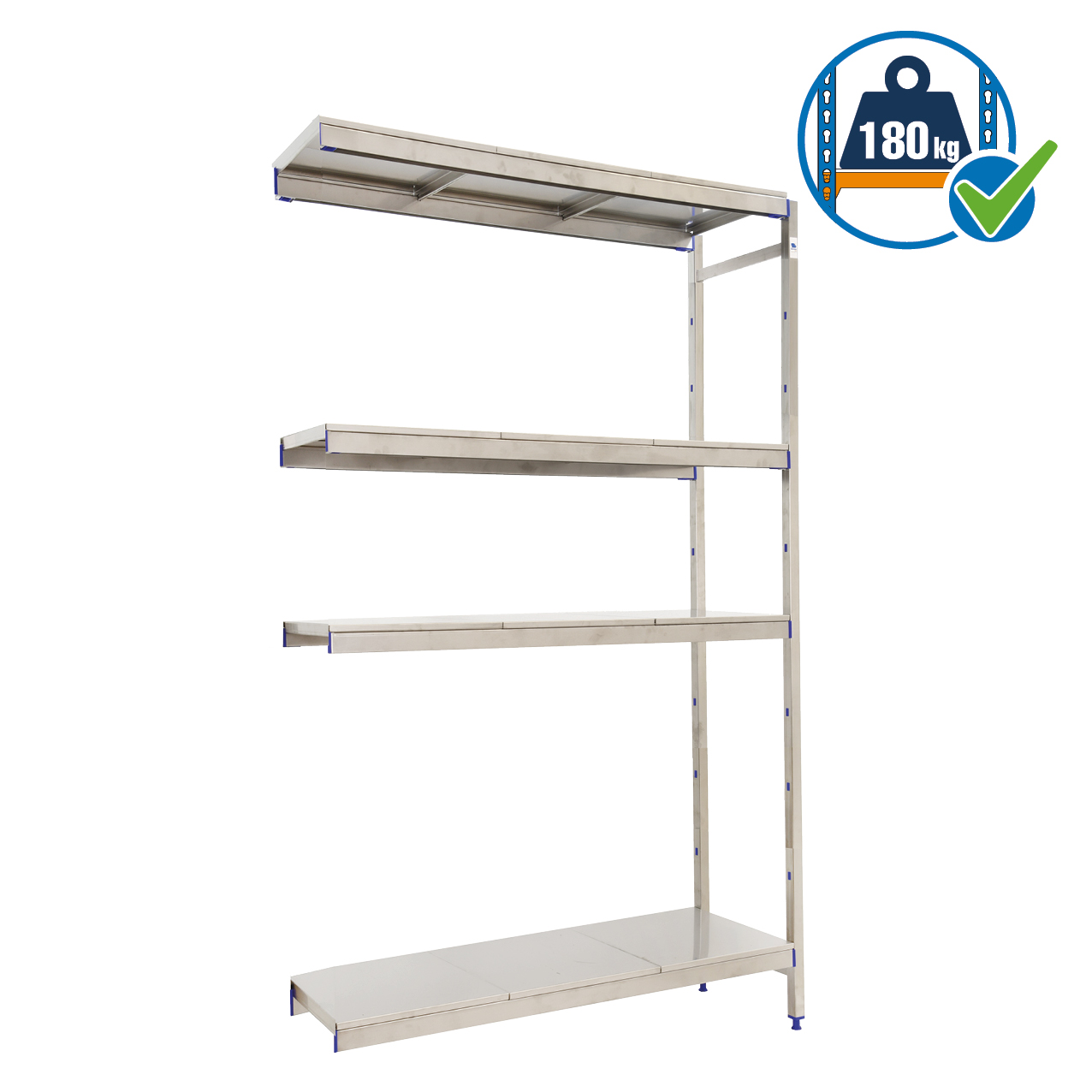 Simonrack SimonInox SS 4 scaffale aggiuntivo 4 ripiani inox