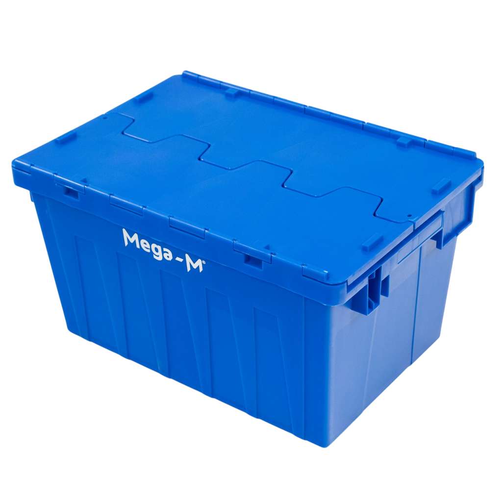 Mega-M contenitore corriere plastica 60x40x32,5 cm blu