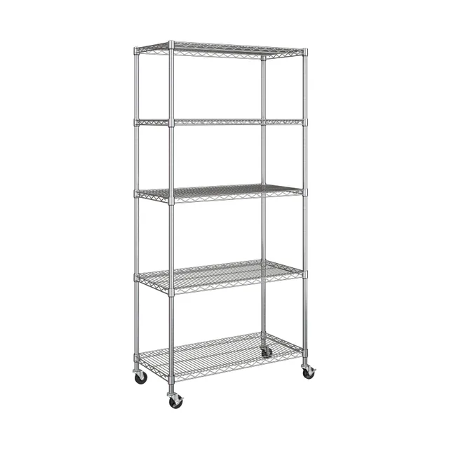 Seville Classics UltraDurable scaffale acciaio 5 ripiani 91cm