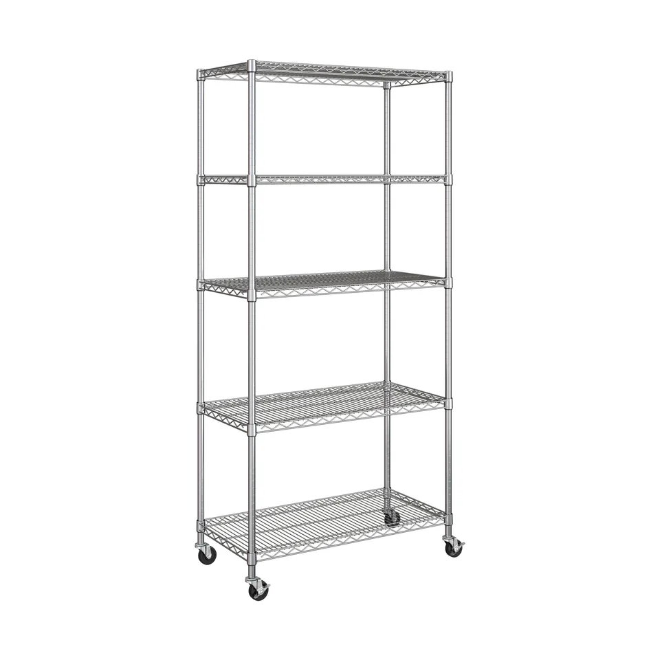 Seville Classics UltraDurable scaffale acciaio 5 ripiani 91cm