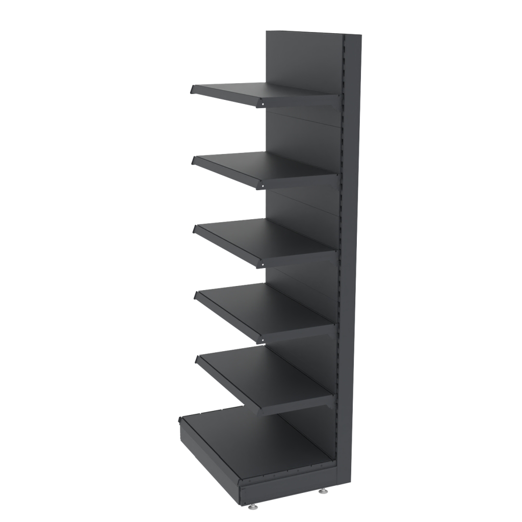 Mega-M Merkury II scaffale testata grafite H 210 cm L 83 cm