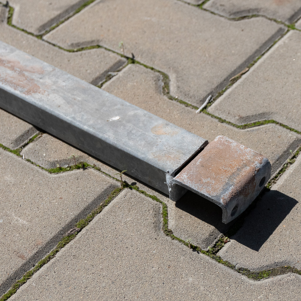 Supporto pallet zincato 105 cm per scaffale portapallet