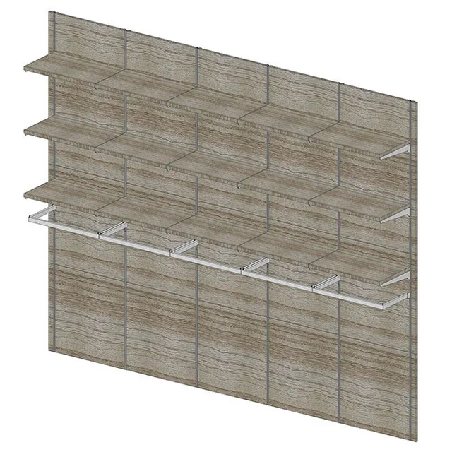 Agosistem Sistema 58 Kit 13 Parete L.300 cm legno