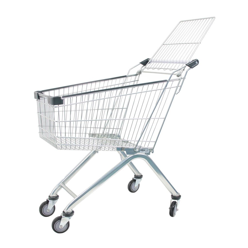 Mega-M YR 95L carrello spesa zincato 50 cm set 6 pezzi
