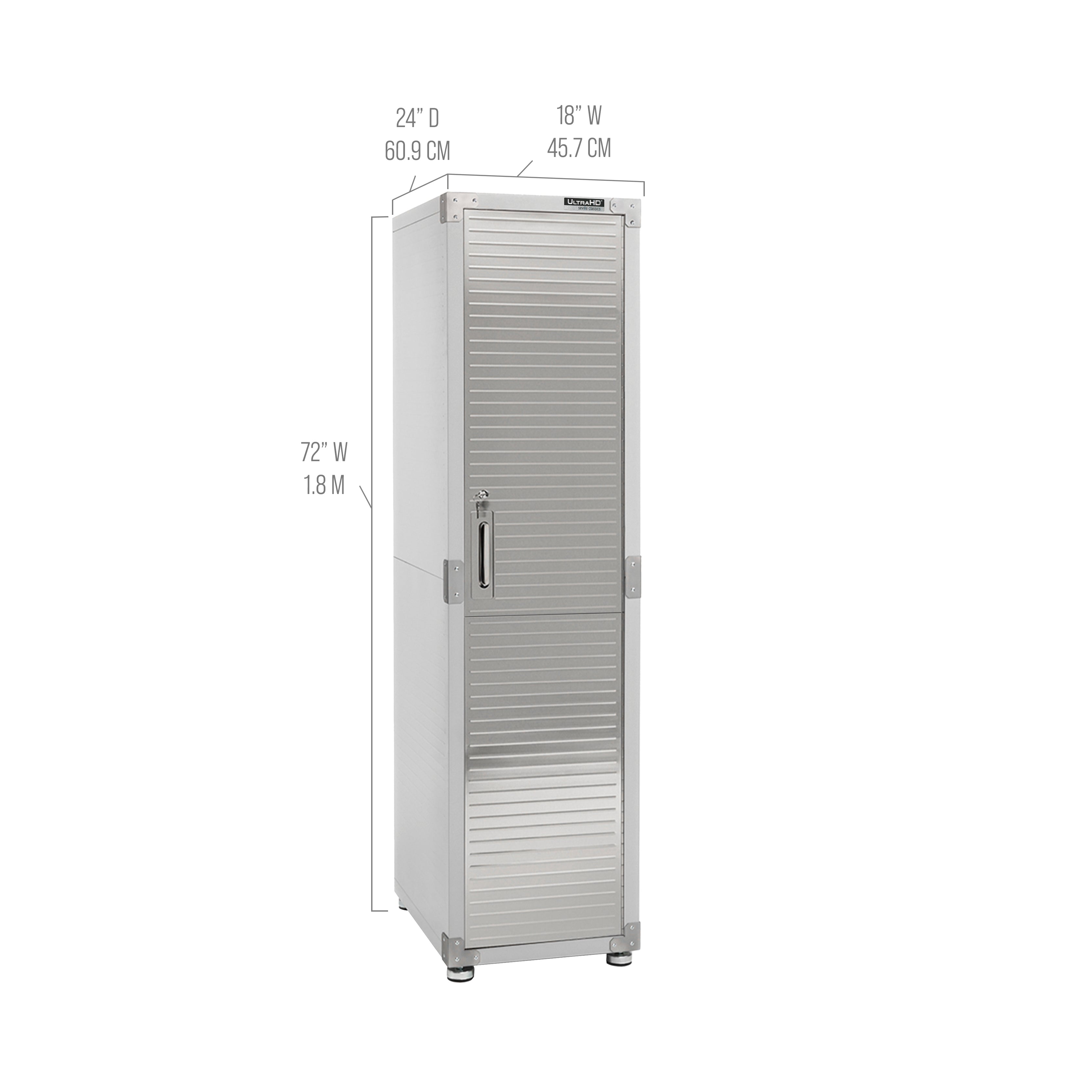 Seville Classics UltraHD UHD16221 armadio colonna acciaio granito