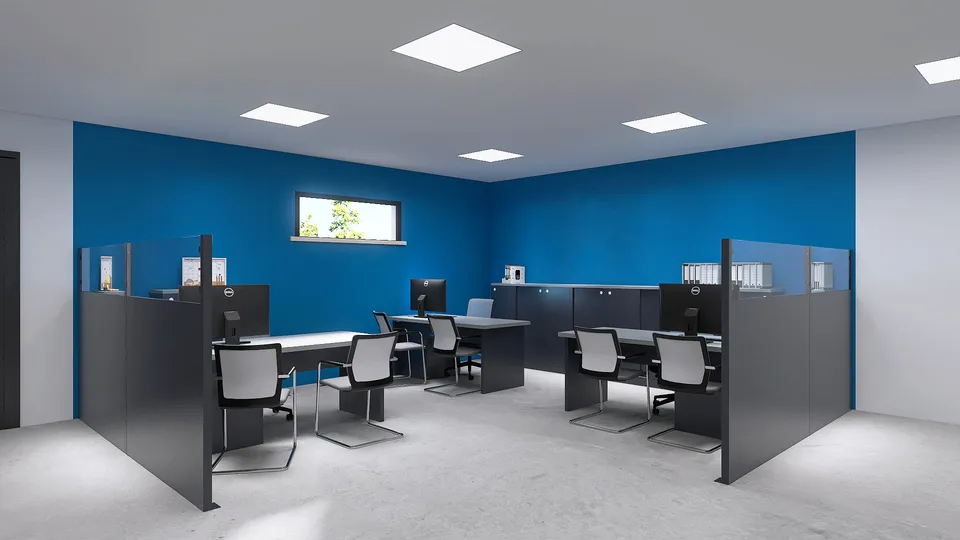 Design89 parete divisoria per ufficio e clienti