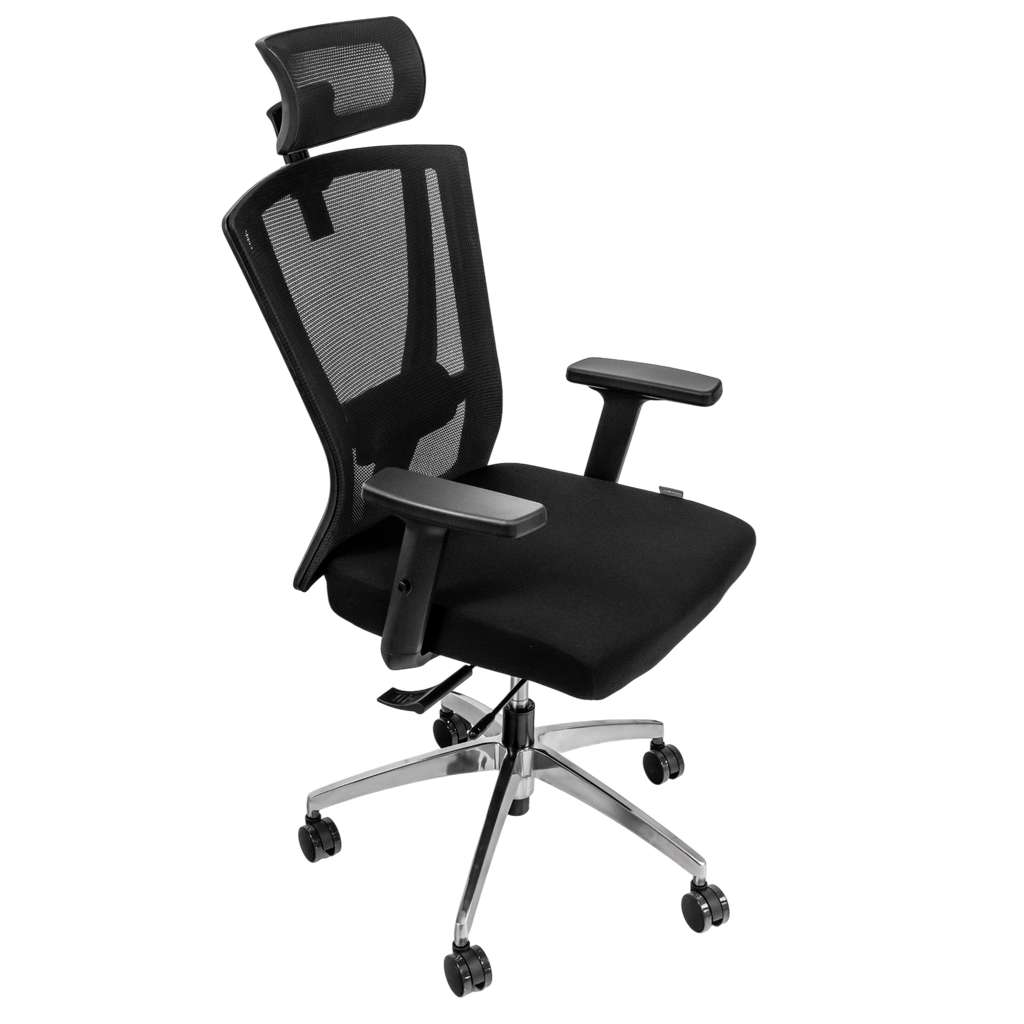Furvero Zenith BA/A2D/L2D/H2D/S Sedia Ufficio Nera Ergonomica