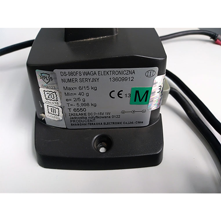 Digi DS-980FS bilancia banco 15 kg inox
