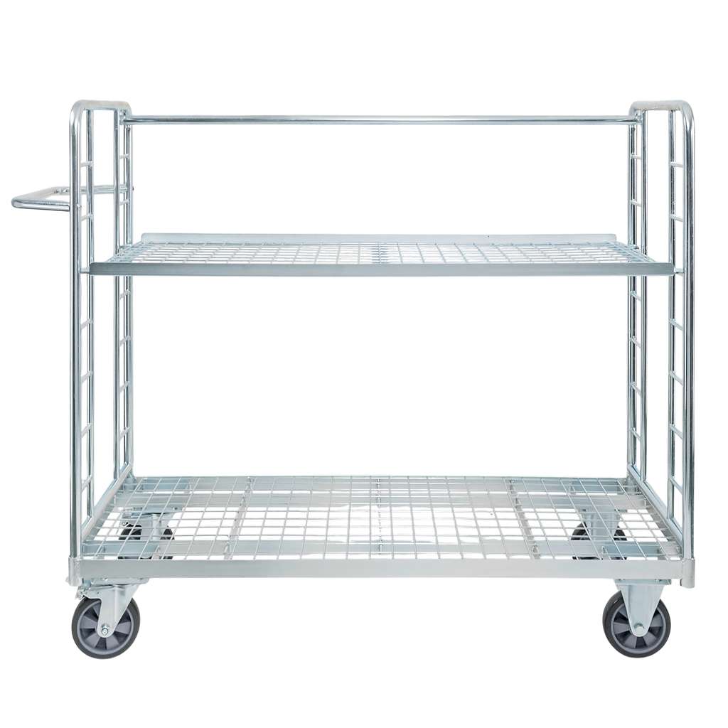 FORKBERG VECTO Carrello a Piani 151x61x122 cm 250 kg Zincato