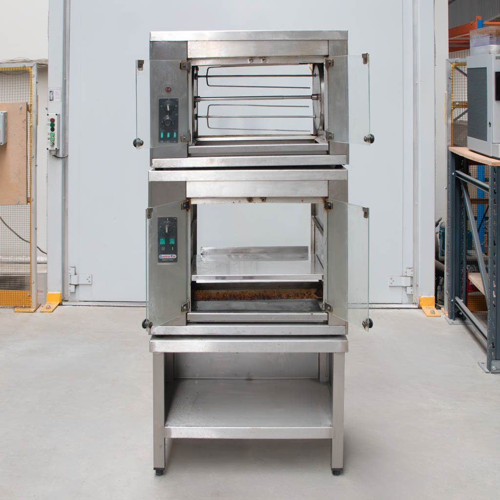Gastro-Tar OGE-06 + SO-6 girarrosto elettrico 6 polli