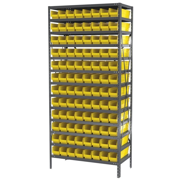 Akro-Mils AS1879128 scaffale metallo 13 ripiani 96 box