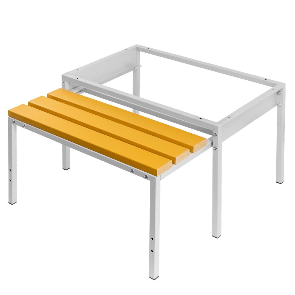 Mega-M base 80x80x43 panca WPC estraibile spogliatoio