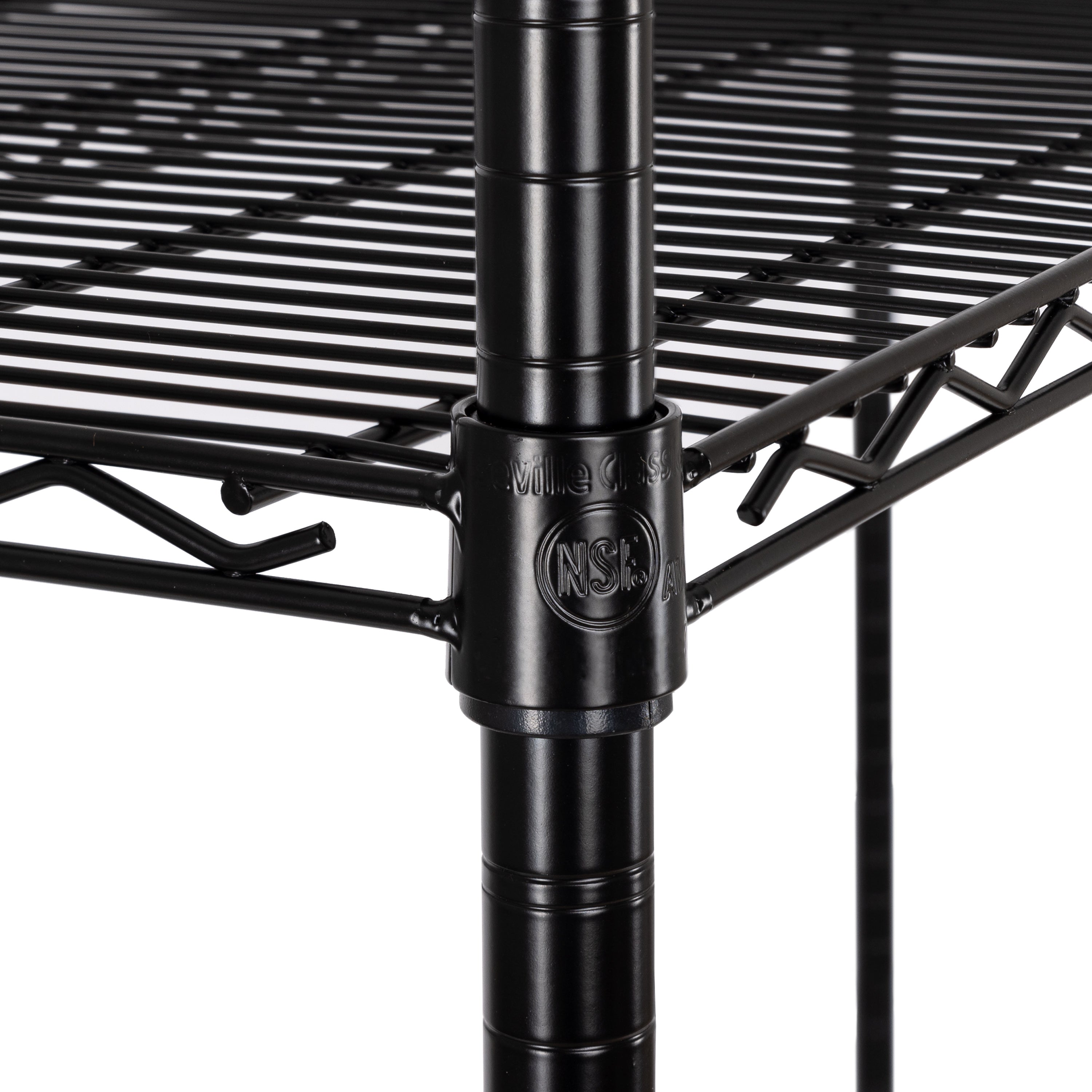 Seville Classics UltraDurable SHE24601 scaffale nero 4 ripiani