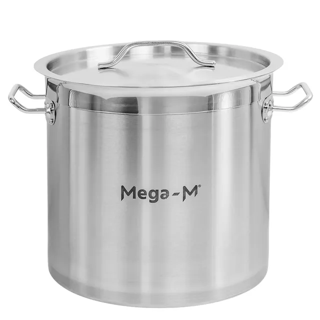 Mega-M Pro pentola inox 17L 28 cm con coperchio