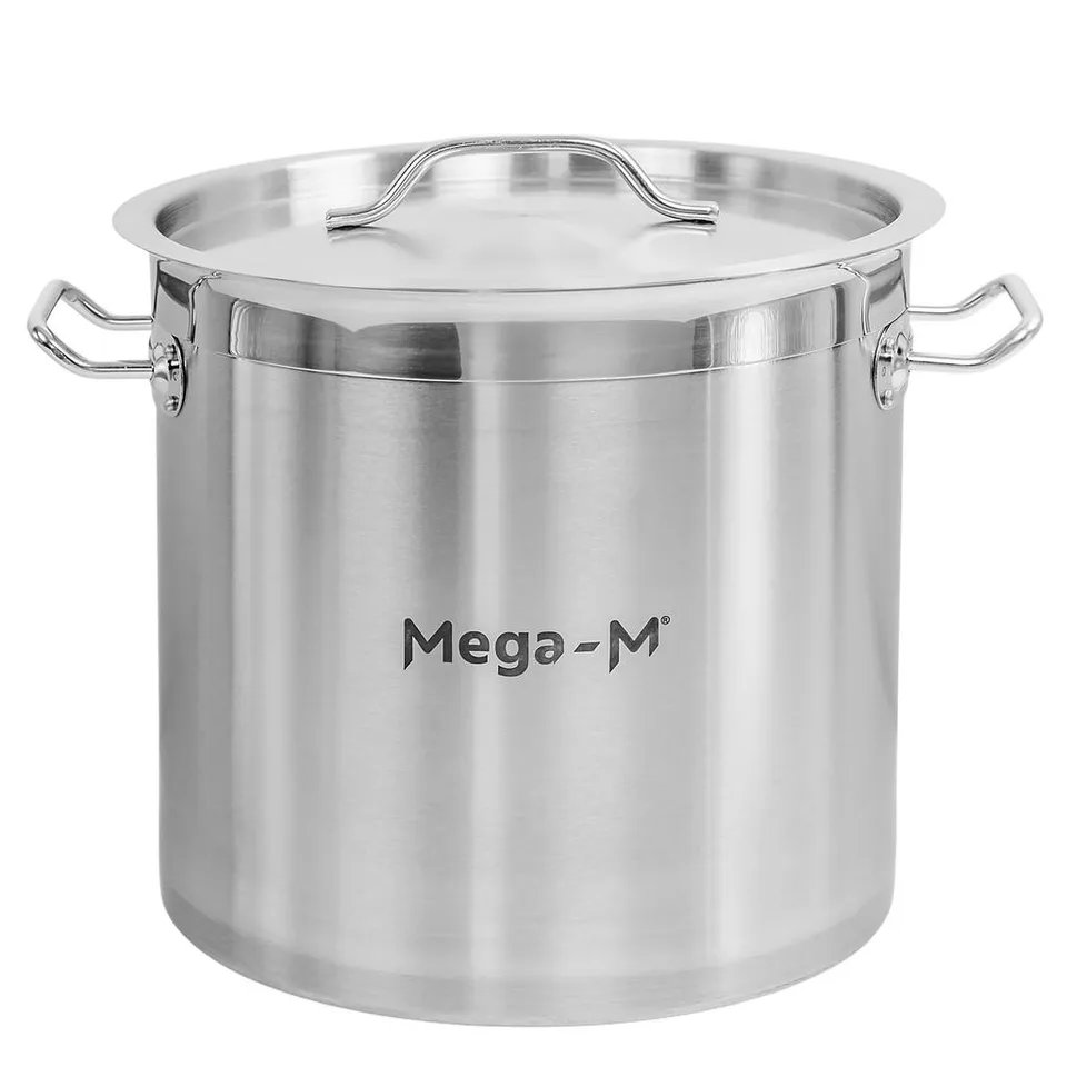 Mega-M Pro pentola inox 17L 28 cm con coperchio