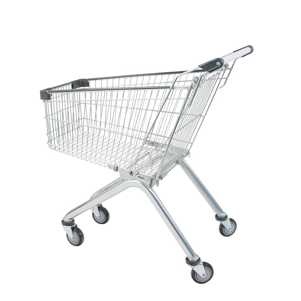 Mega-M YR 95L carrello spesa zincato 50 cm set 6 pezzi