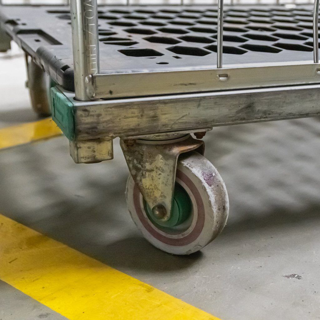 Rollkontener Rollcage carrello roll nero portata 500 kg
