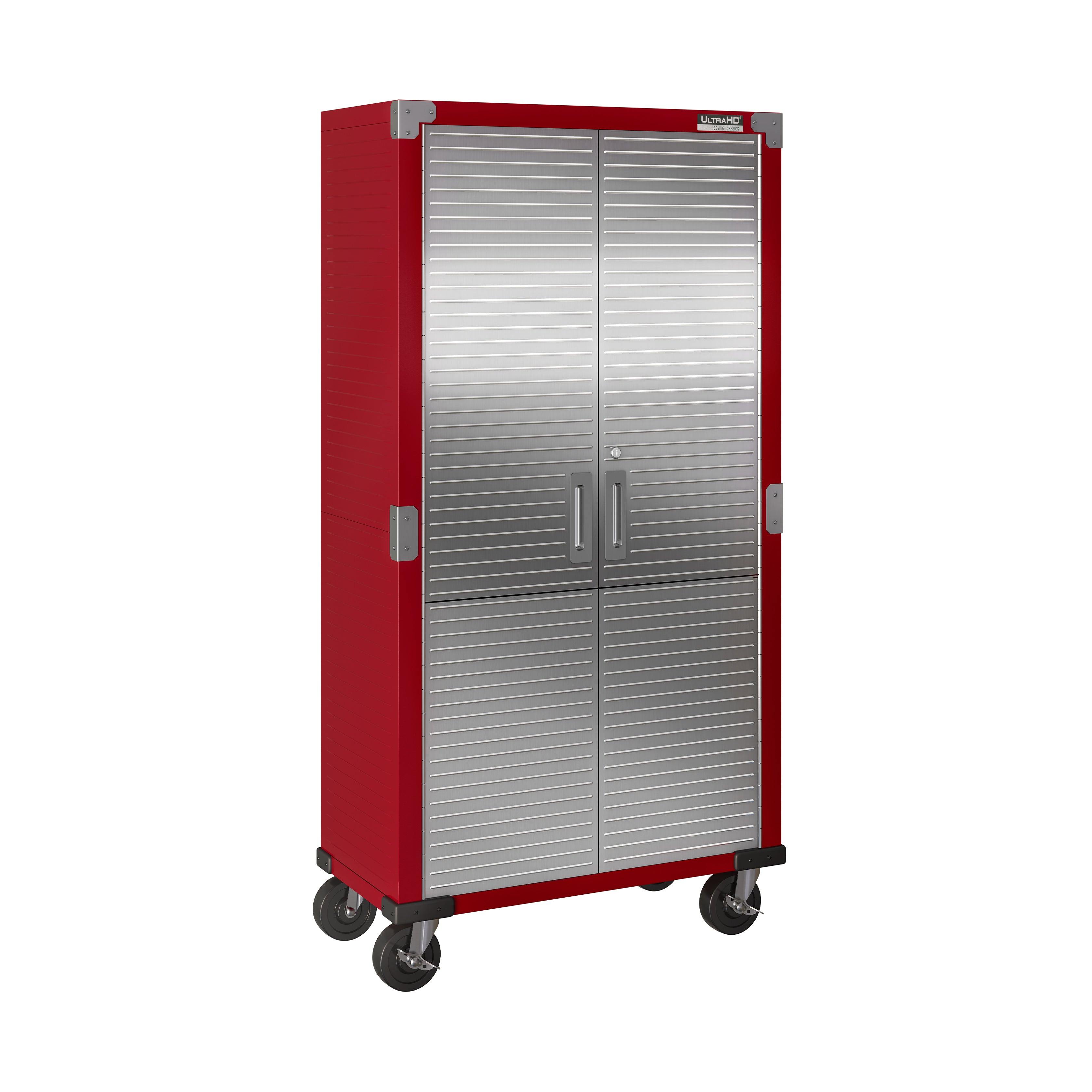 Seville Classics UltraHD armadio metallo con ruote 91x46x183 cm
