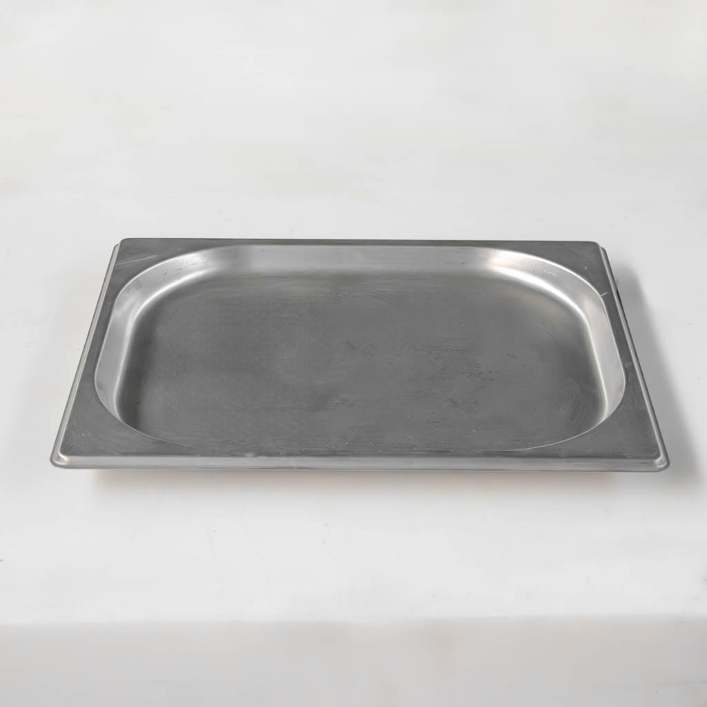 Vaschetta GN 1/2 inox 32,5x26,5 H2 cm usata