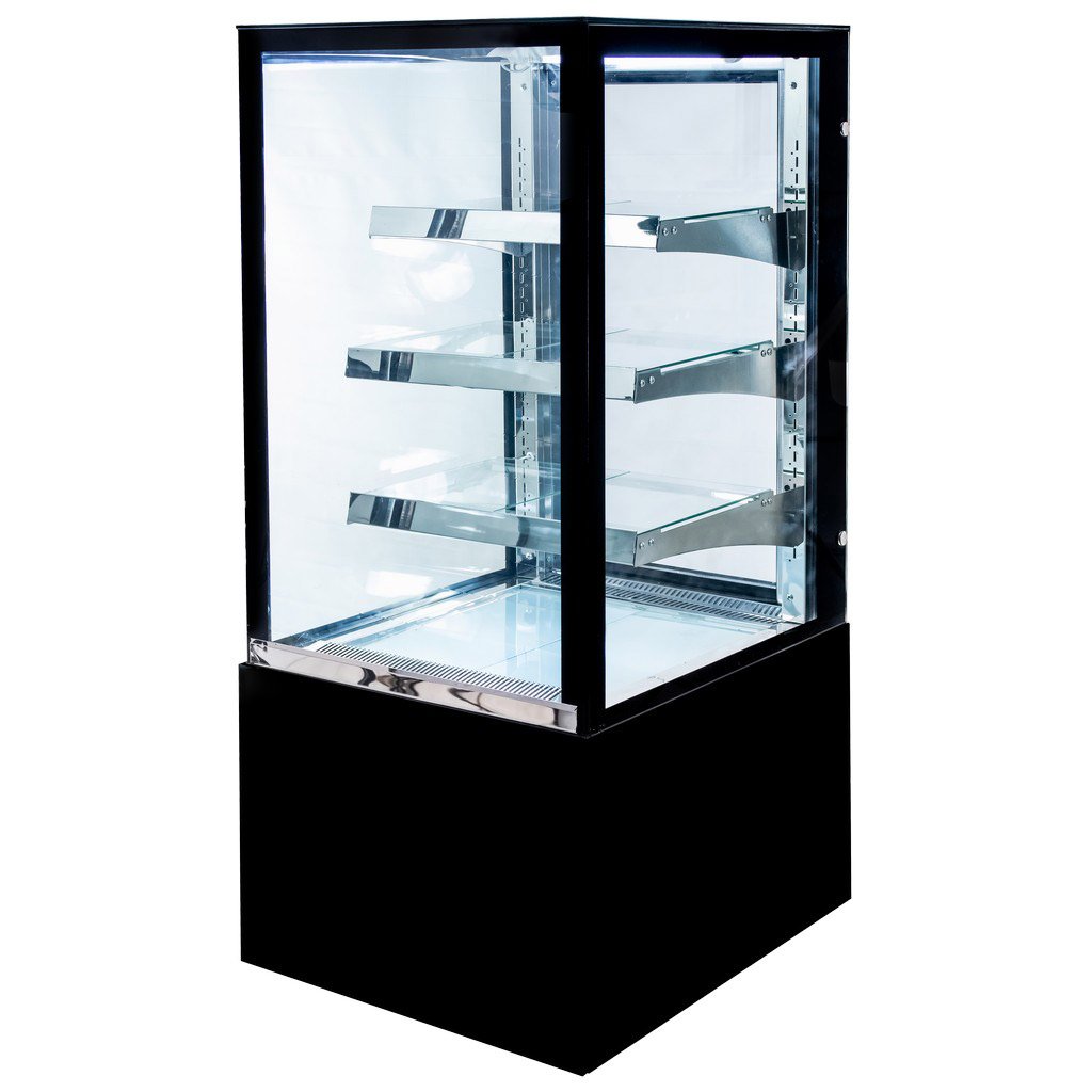 Mega-M Elsa S60 vetrina refrigerata pasticceria nera 3 ripiani