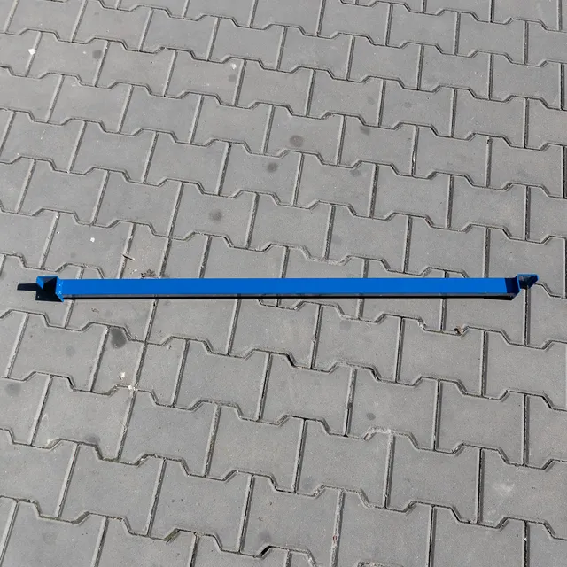 Supporto pallet G-120 cm blu per correnti 4 cm