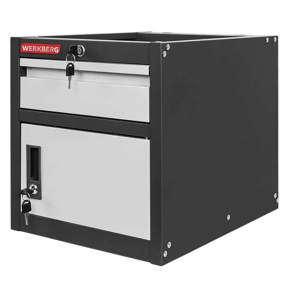 Werkberg mobiletto banco officina 37x48,5x41,5 cm grafite