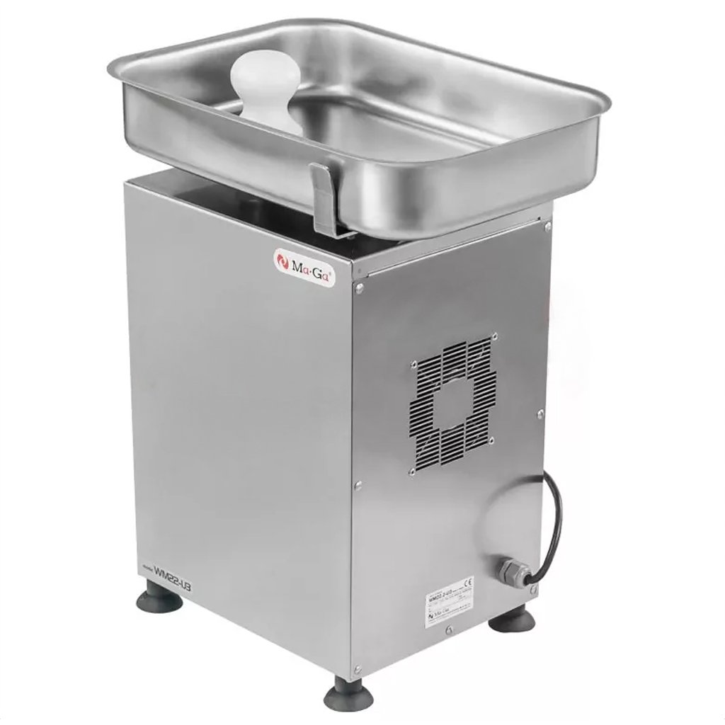 Ma-Ga WM22.2-U3 Tritacarne Elettrico Sistema Unger 3 Pezzi