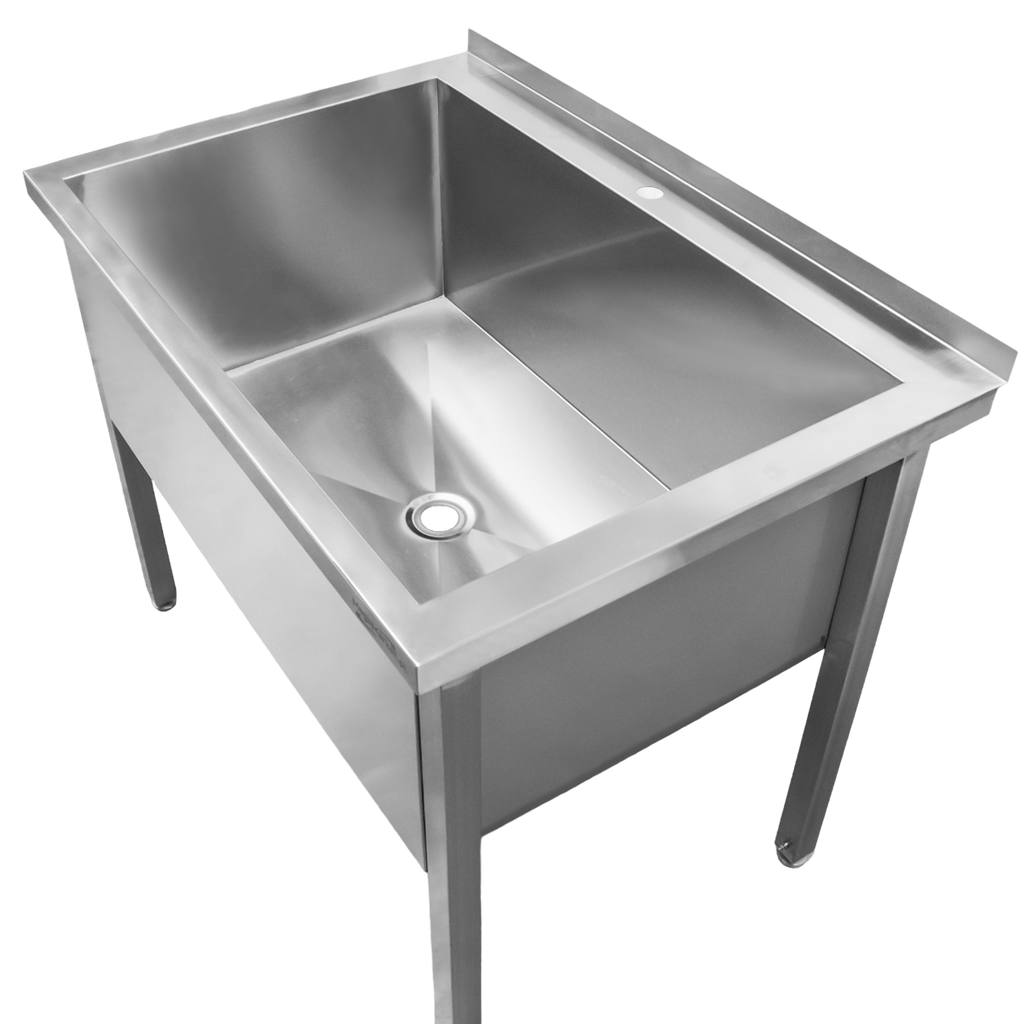 Mega-M 120x70x85 lavello inox 1 vasca saldato