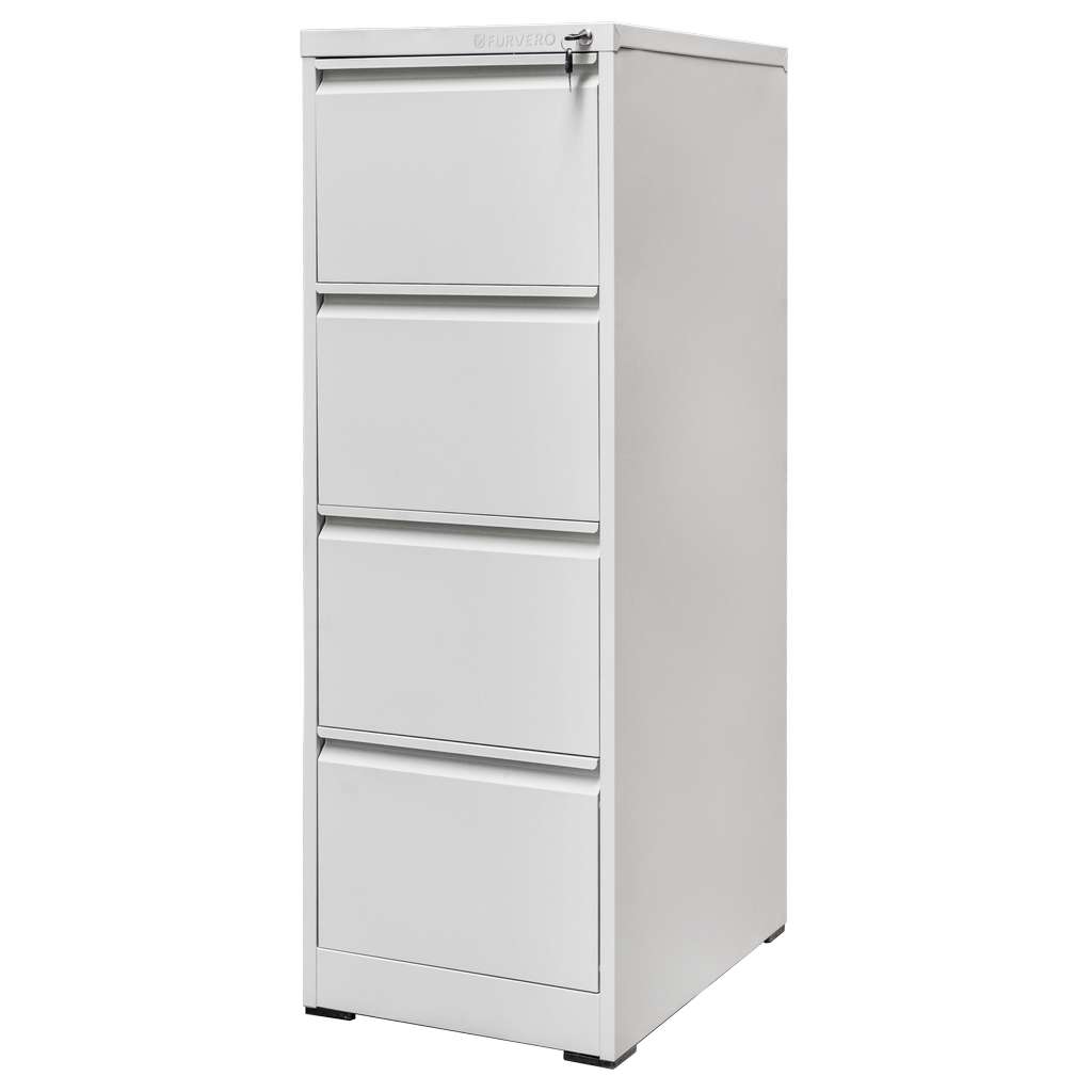Furvero W4S S/S Schedario metallo 4 cassetti 62x45x134
