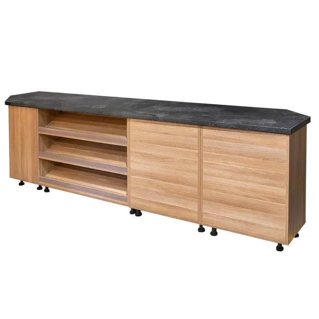 Mega-M banco cassa 290x60x113 cm rovere americano