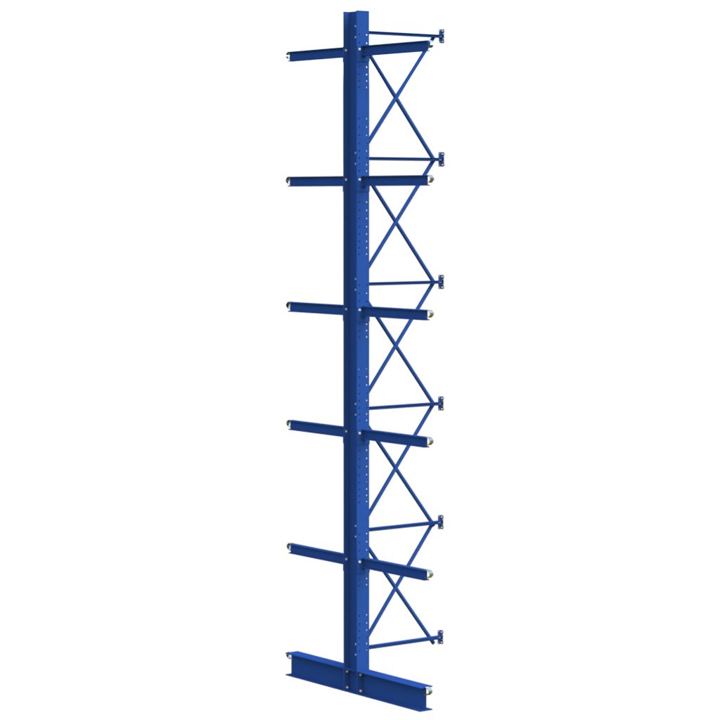 STOW scaffale cantilever bifrontale H 750 cm braccio 120 cm