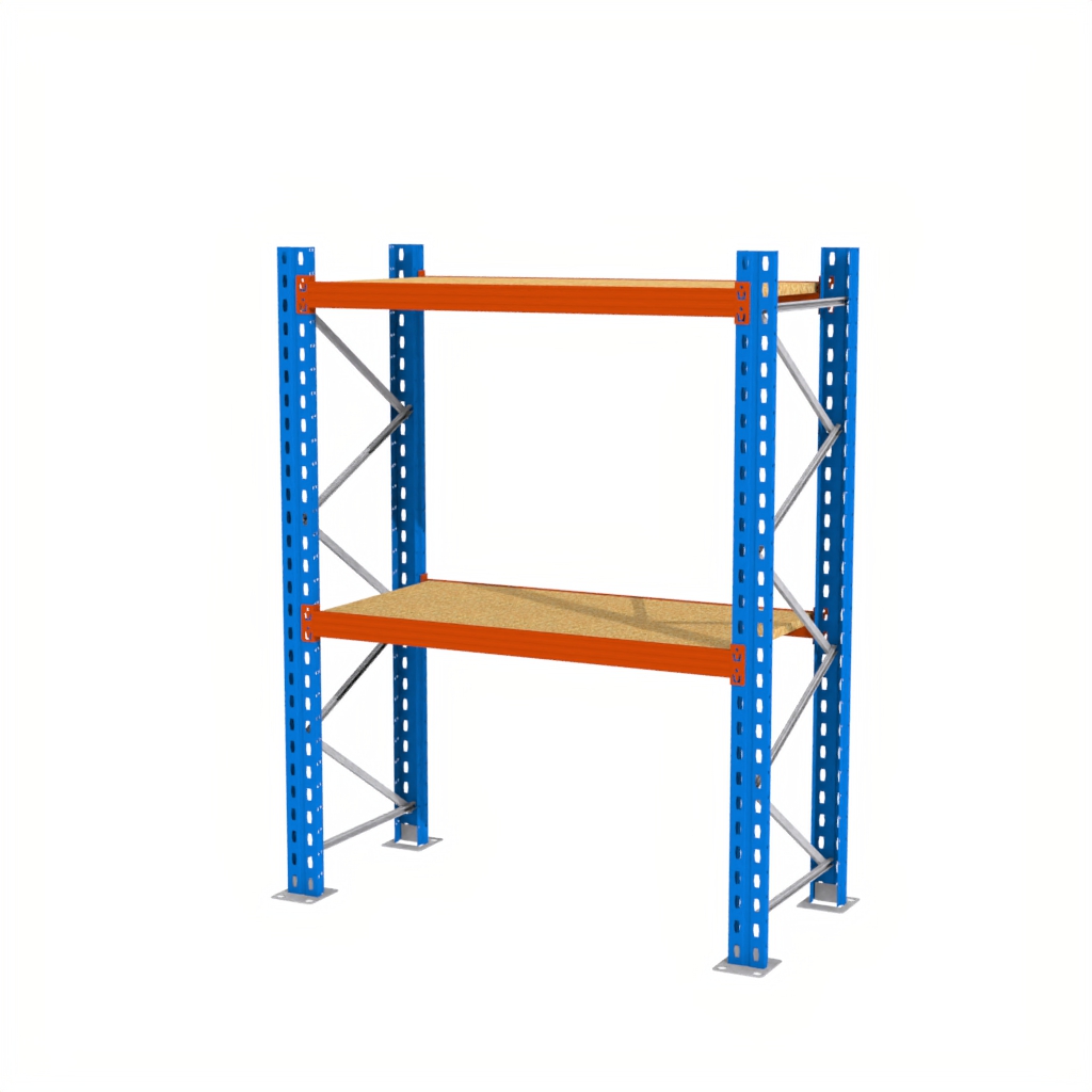 Mega-M XR scaffale magazzino 200x196x80 cm 2 ripiani 450 kg
