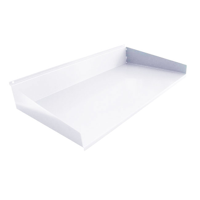 Agosistem Dogato piano lamiera con fianchetti 58x30x8 cm