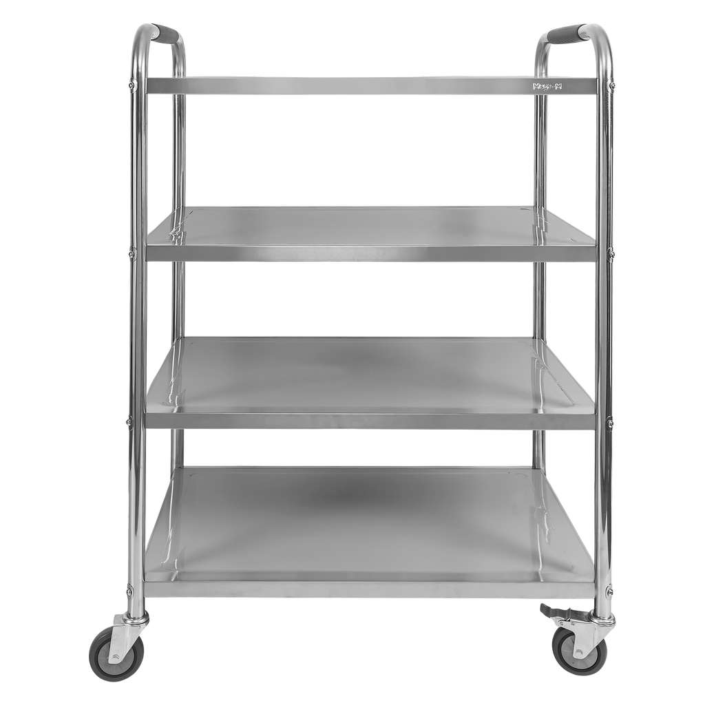 Mega-M X Standard Carrello Servizio Inox 4 Ripiani 86x54x126