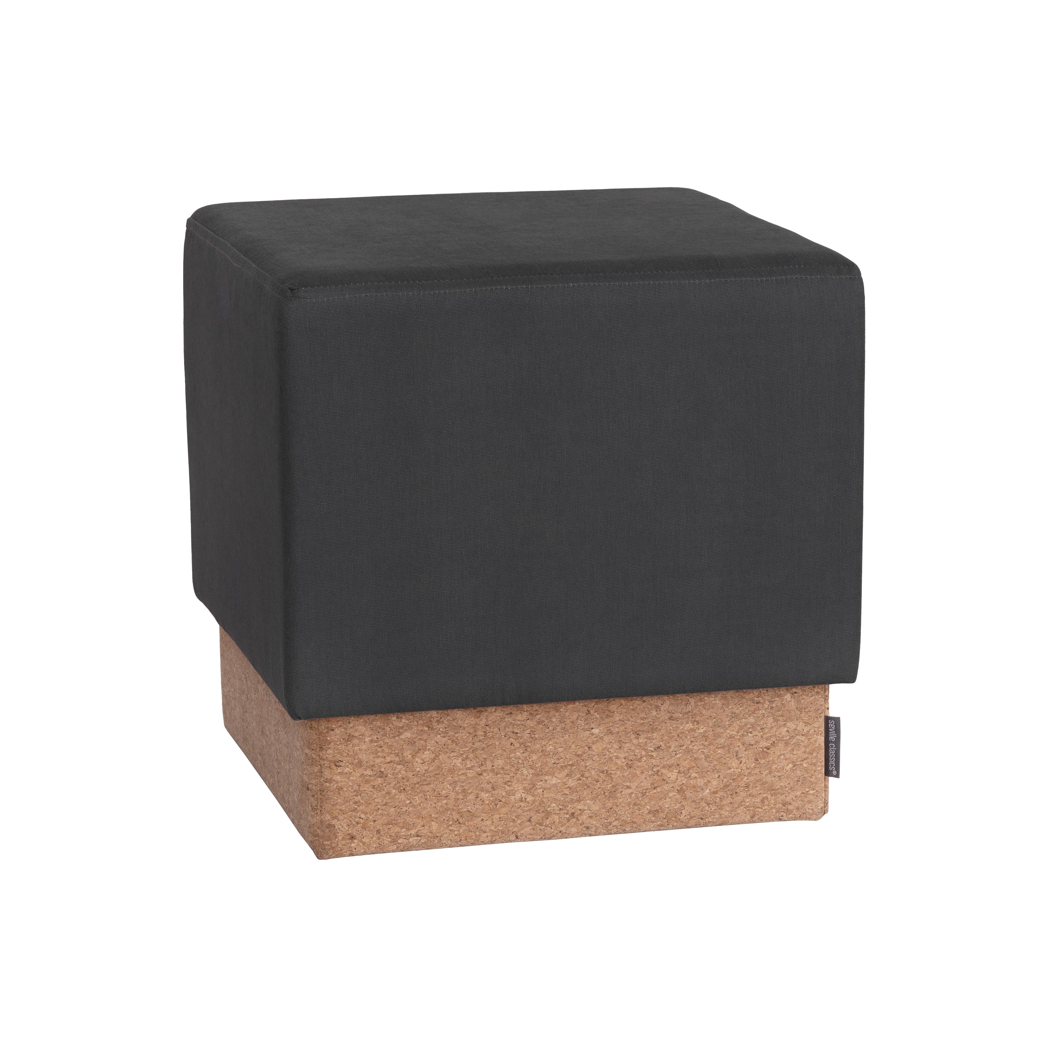 Seville Vineyard STR30260 pouf contenitore sughero crema