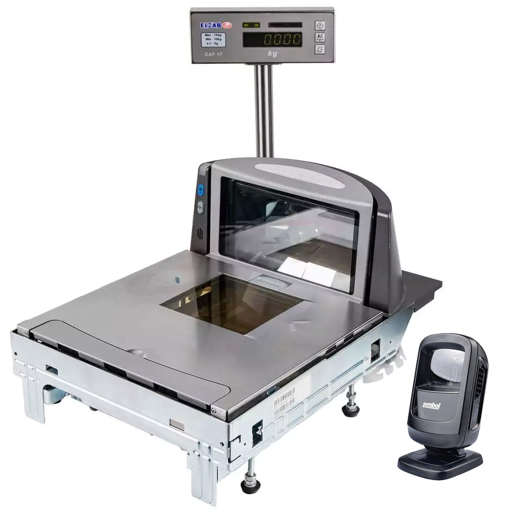 ELZAB Neptun Cat 17 bilancia da cassa con scanner 2D