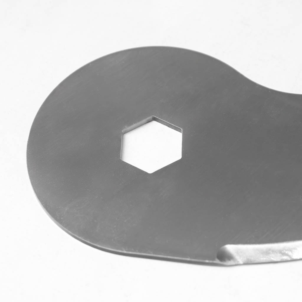 Mega-M QS650 lame cutter carne inox set 6 pezzi