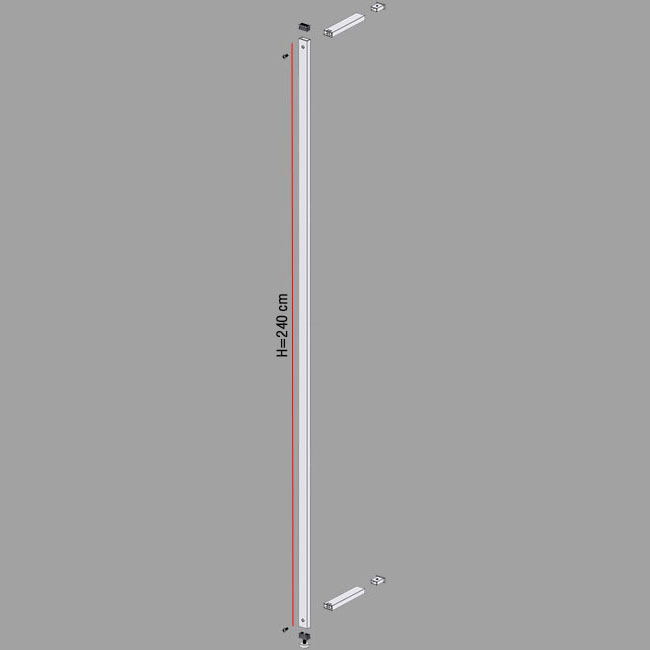 Agosistem Smart montante con distanziatore 20 cm H.240