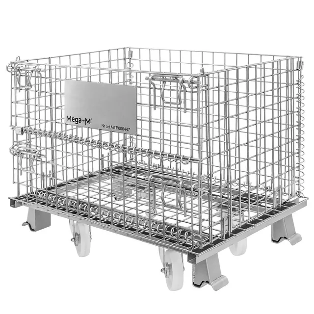 Mega-M Gitterbox contenitore rete 80x60x64 cm 300 kg