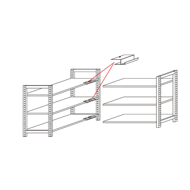 Agosistem Etermet supporto angolo zincato 10,4 cm