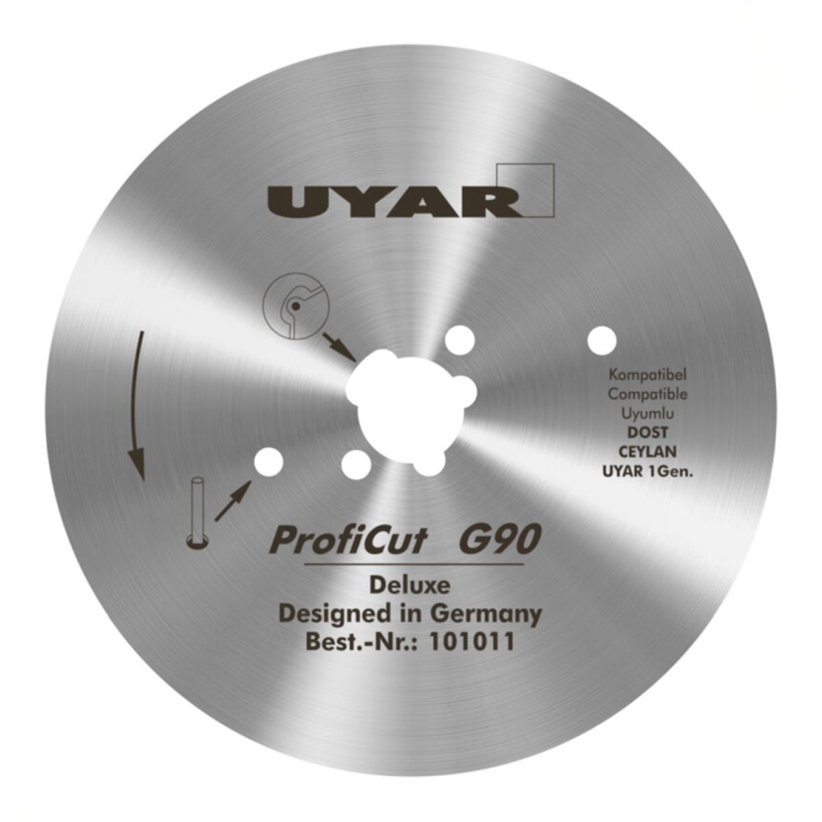 UYAR ProfiCut G90 Deluxe Lama Liscia 90 mm 2 Gen