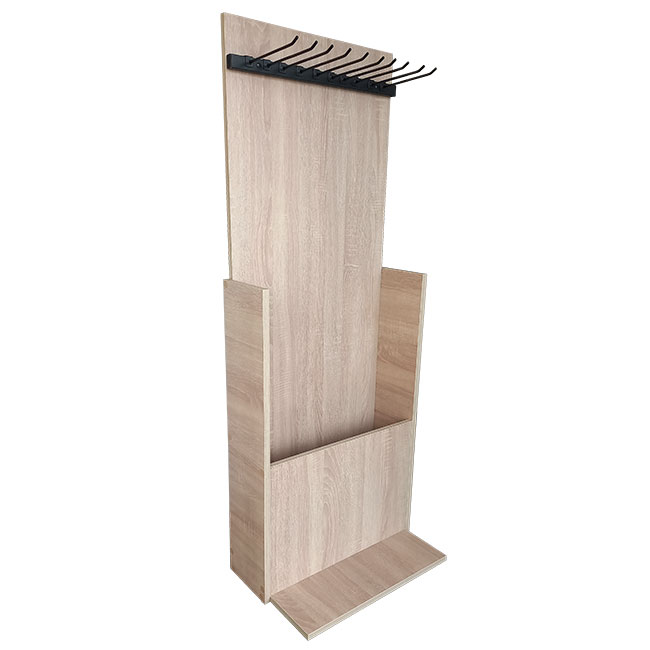Agosistem porta cinture legno 10 ganci 59 cm