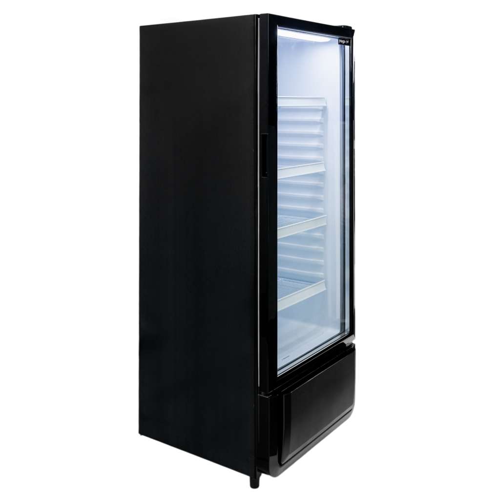 Mega-M DIEGO i54 Vetrina refrigerata 240L 1 porta LED nera