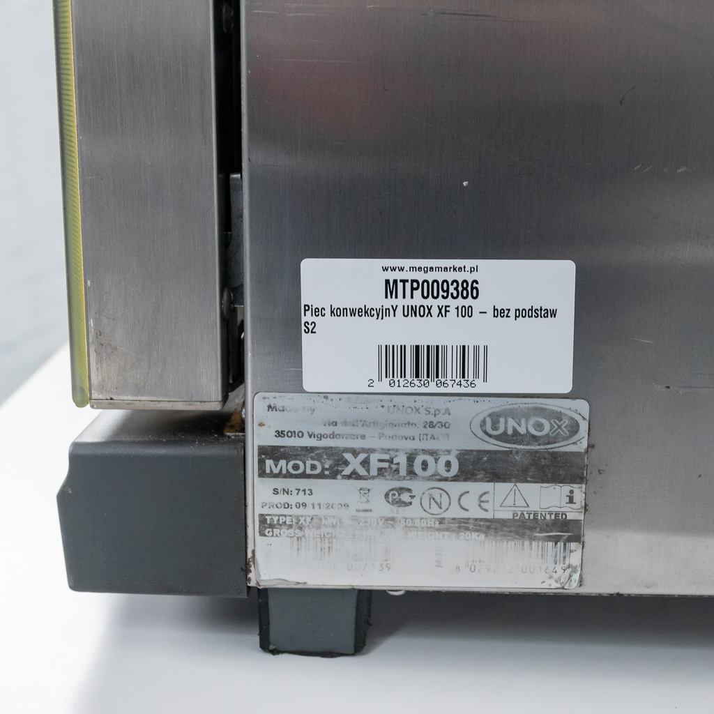 Unox XF 100 Forno a convezione vapore senza base