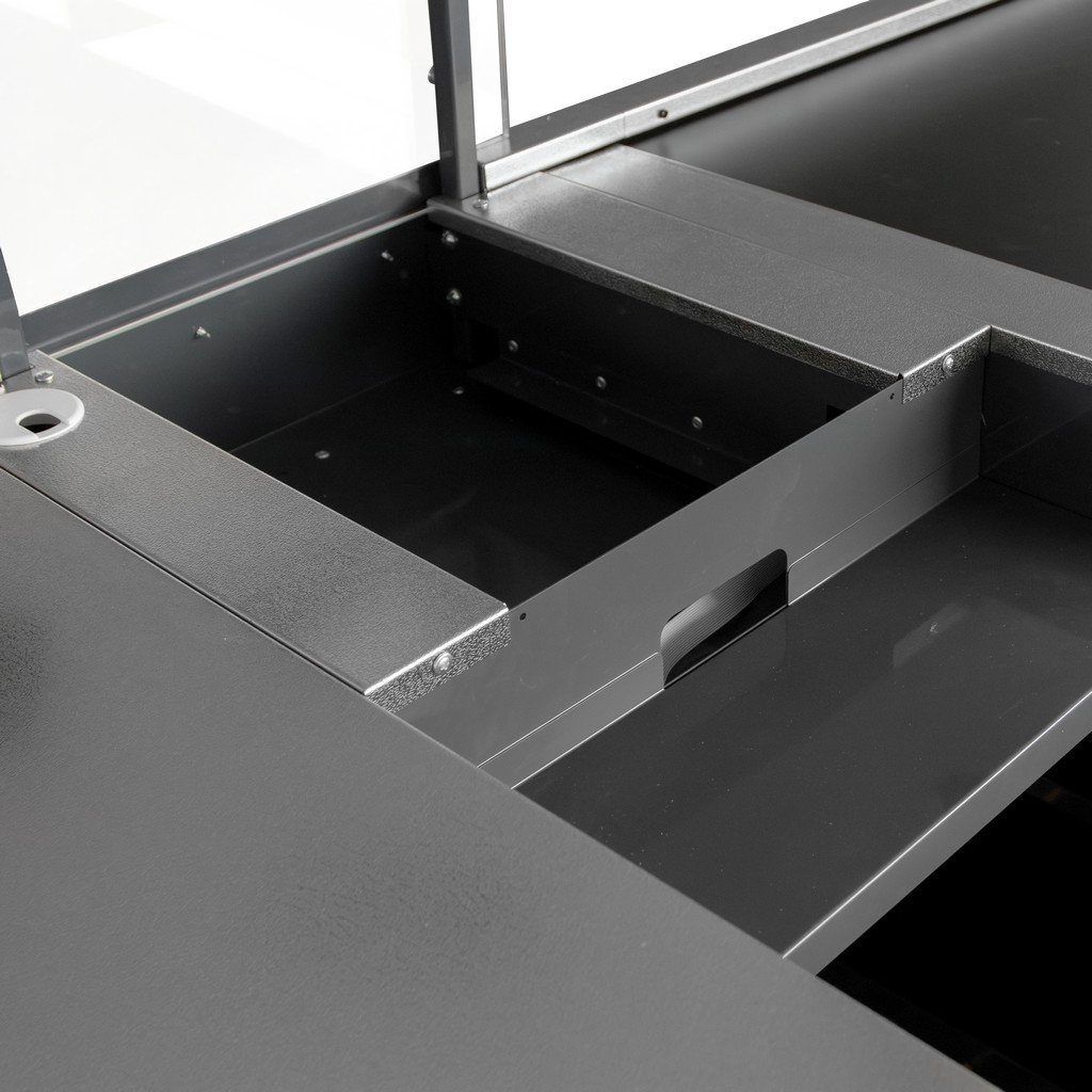 DK BKM2-2200A banco cassa L 220 cm destra grafite