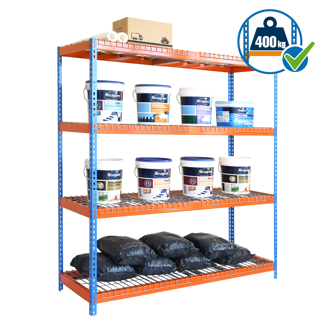 Simonrack EcoForte 4 Rex Scaffalatura rinforzata 4 livelli