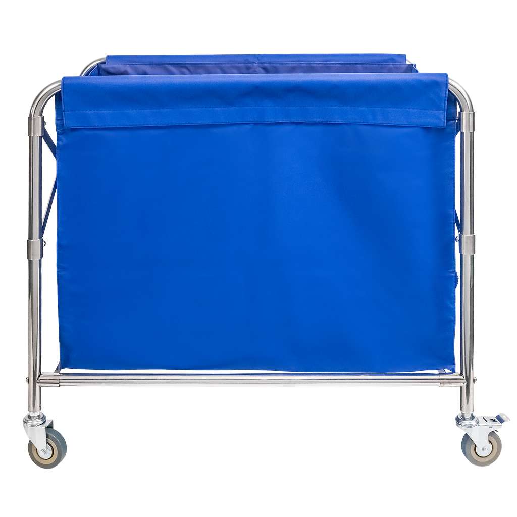 Mega-M carrello biancheria pieghevole blu 86x65x80 400 L