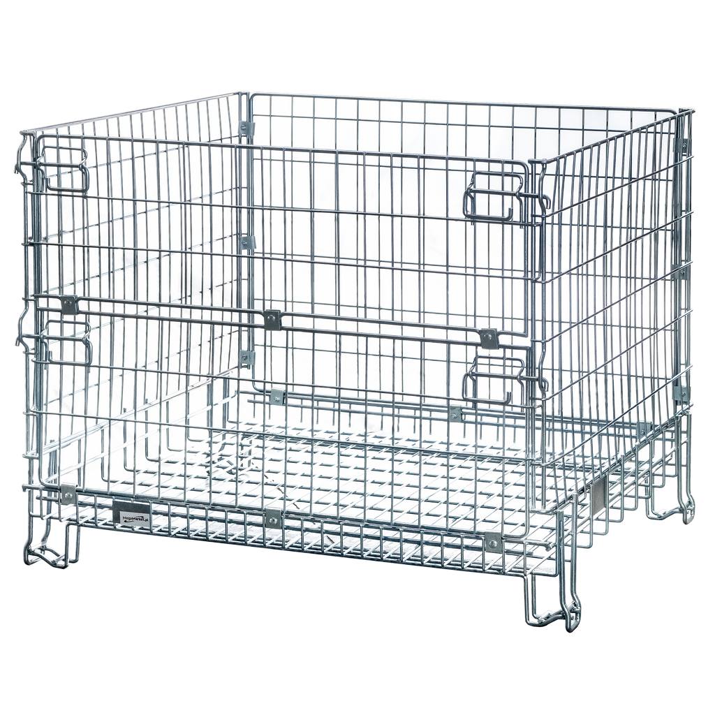 Mega-M contenitore rete gitterbox pieghevole 125x105x98 cm 500kg